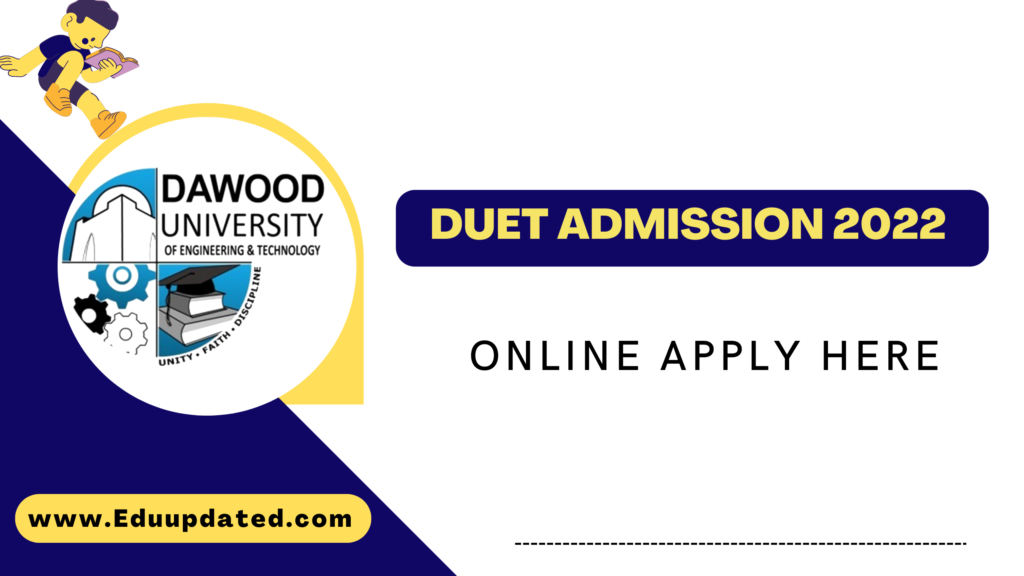 Dawood University Admission 2022 