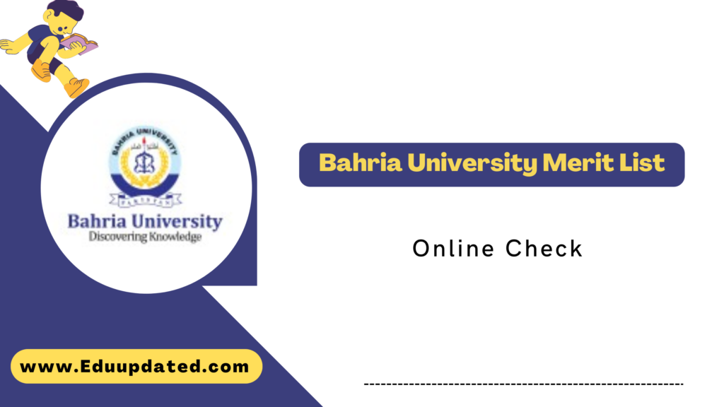 Bahria University Merit List