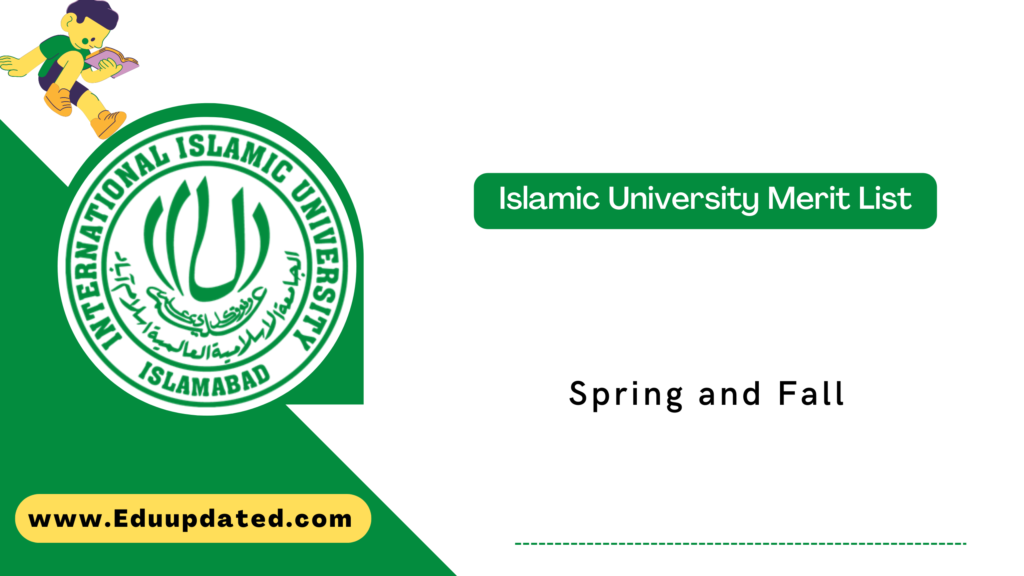 Islamic University Merit List