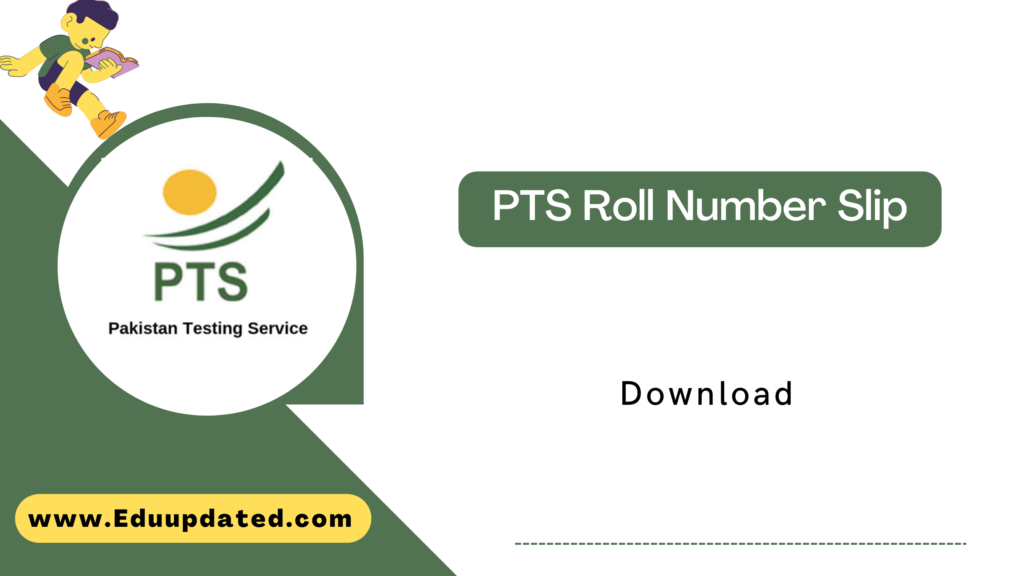 PTS Roll Number Slip Download