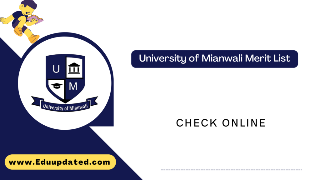 University of Mianwali Merit List