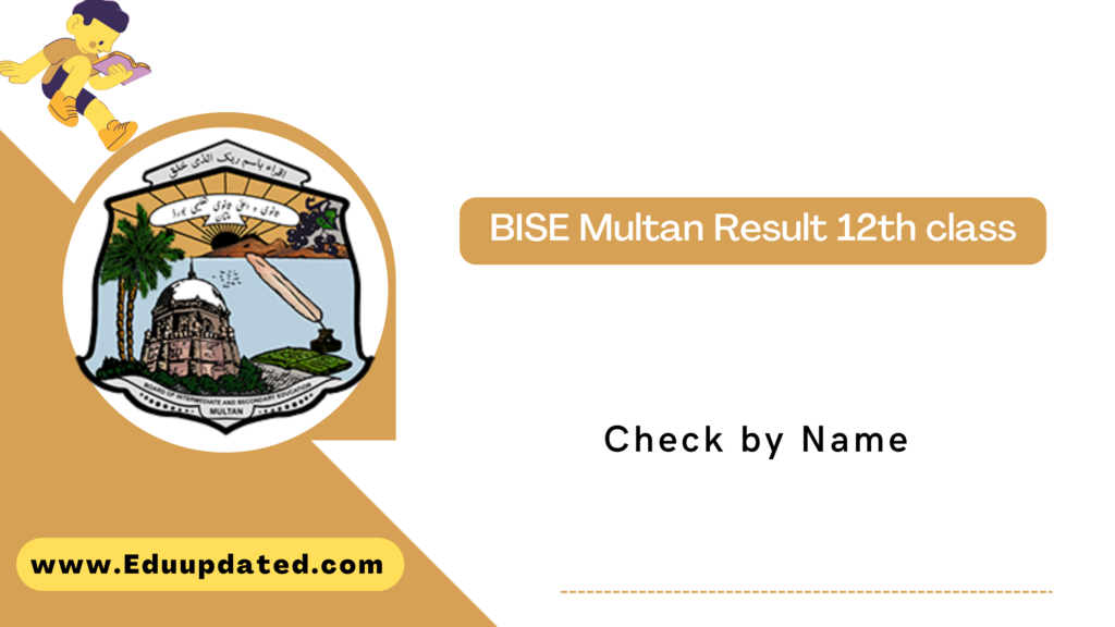 BISE Multan Result 12th class