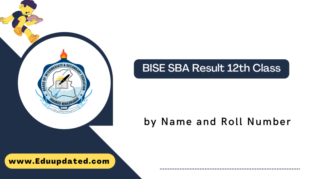 BISE SBA Result 12th Class