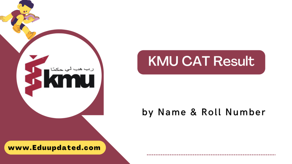 KMU CAT Result by Name Roll Number