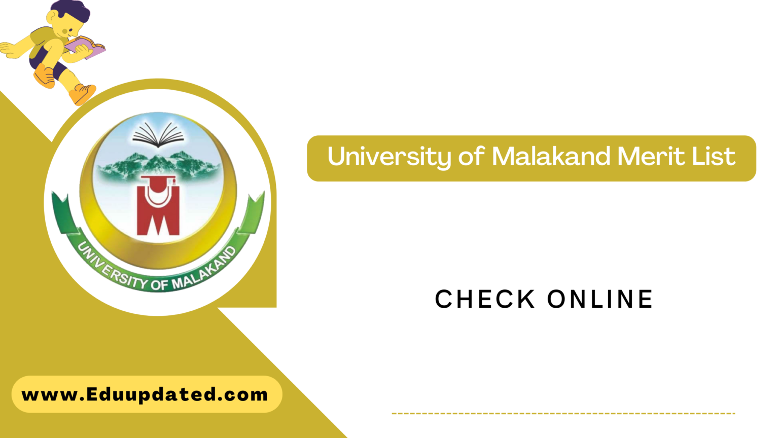 University of Malakand Merit List 2022 Check Online