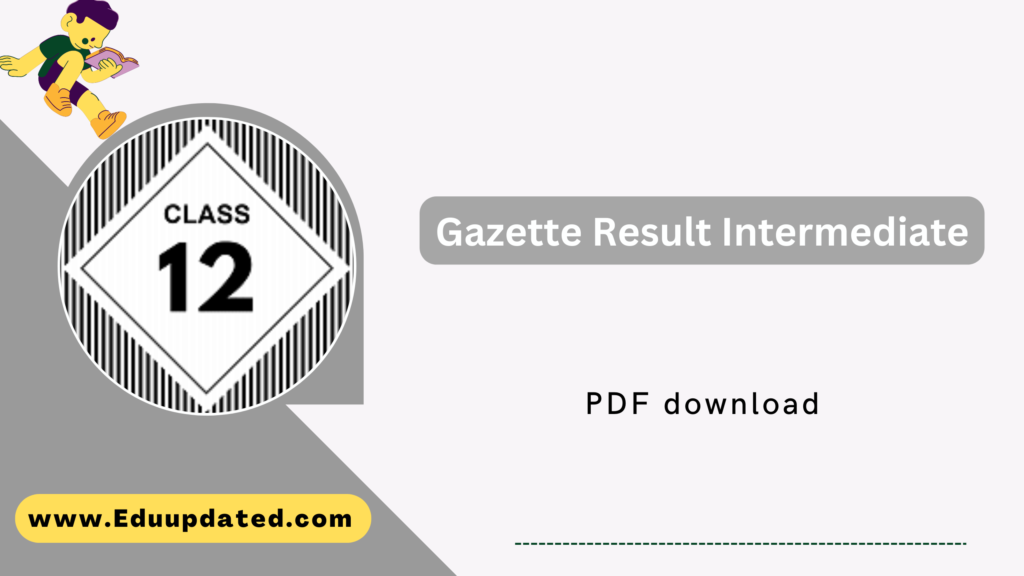 Gazette Result Intermediate